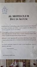 Papa Francesco ringrazia il motoclub di Budrio 