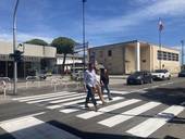 Savignano sul Rubicone: completato attraversamento pedonale con semaforo alla media "Giulio Cesare"