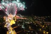 Fuochi d'artificio a Longiano, 26 luglio 2017 (foto Venturi)