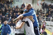 Toscano esulta al gol di Shpendi