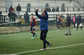 Toscano esulta Sestri Levante Cesena 1-3