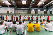 Primo allenamento Futsal e discorso motivazionale