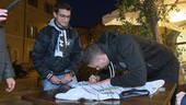 Ciofi firma autografi (foto: Marco Rossi)