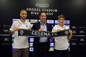 Il Cesena Calcio presenta Carlo Ilari e Giovanni Nannelli.