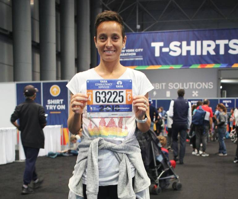 Chiara Petracci alla Maratona di New York