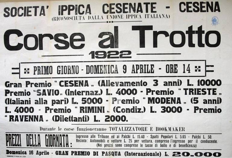 L'ippodromo di Cesena compie 100 anni