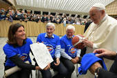 Leggende del basket da papa Francesco