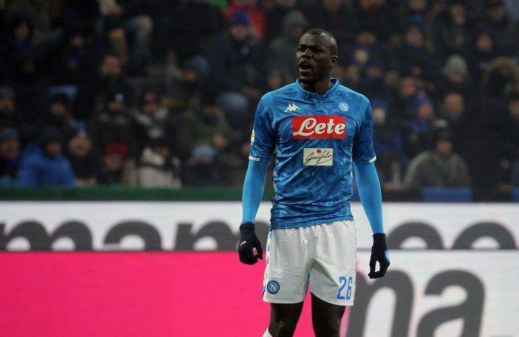 Nell oto AFP/SIR, il giocatore el Napoli Koulibaly