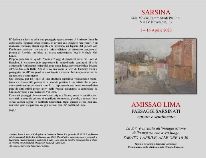 In mostra i Paesaggi sarsinati di Amissao Lima