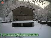 Neve in Alta Valle Savio. Già 20 cm a Sant'Alberico