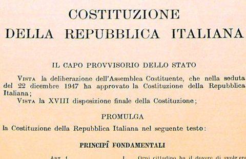 Un concorso a premi sulla Costituzione promosso dall'Amministrazione comunale di Bagno di Romagna e Anpi Valle Savio 