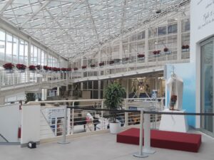 Interno del Policlinico "Gemelli" di Roma. Foto Aigav