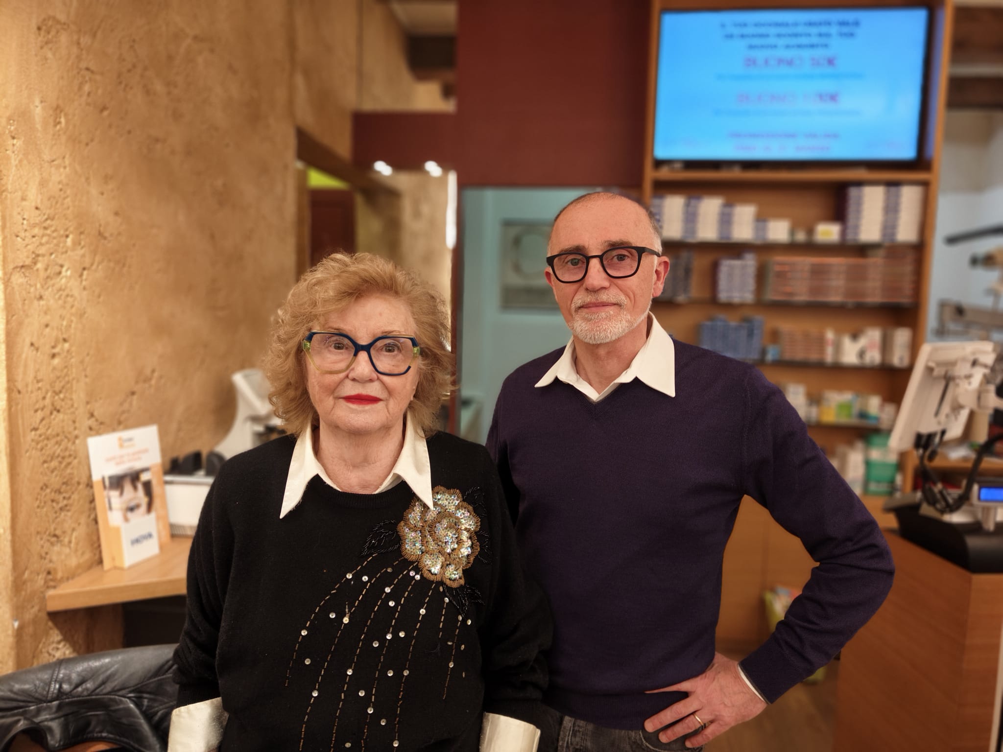 Nella foto di Alex Casalboni, Gabriella Fantini con il figlio Marco