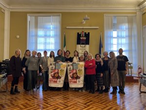 Un momento della conferenza stampa svoltasi ieri in Comune