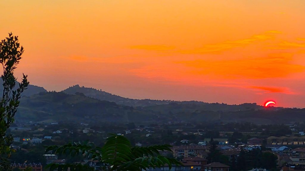 Da Cesena, verso Bertinoro. Foto di Pier Giorgio Marini